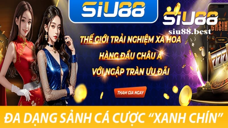 Các sảnh game có thể chơi sau khi đăng nhập SIU88
